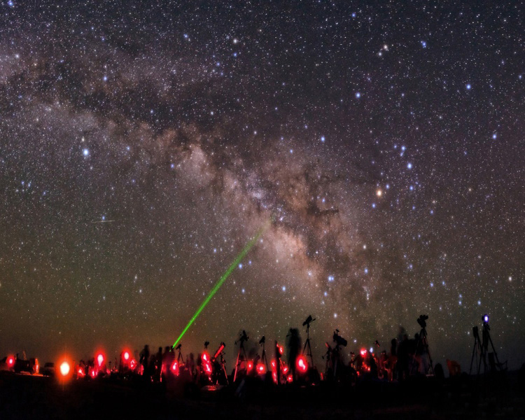 Puntero Láser Verde Astronomía