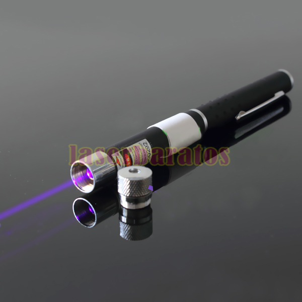 Puntero Laser Azul Violeta 20mw Con Foco Regulable